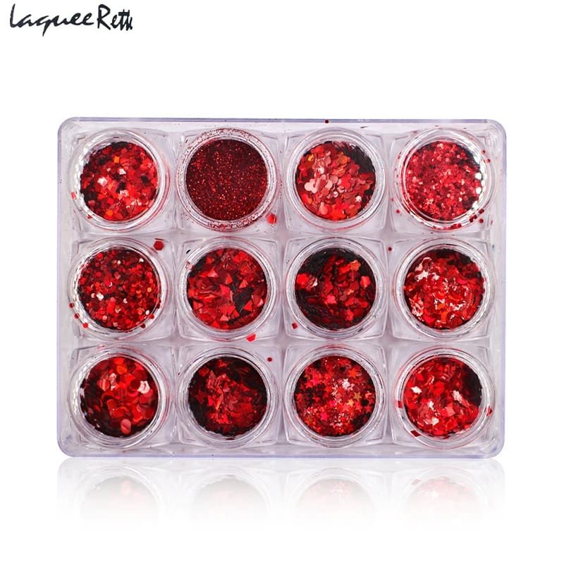 LIXIAN'S SECRET Glitter Nail Art Decoration